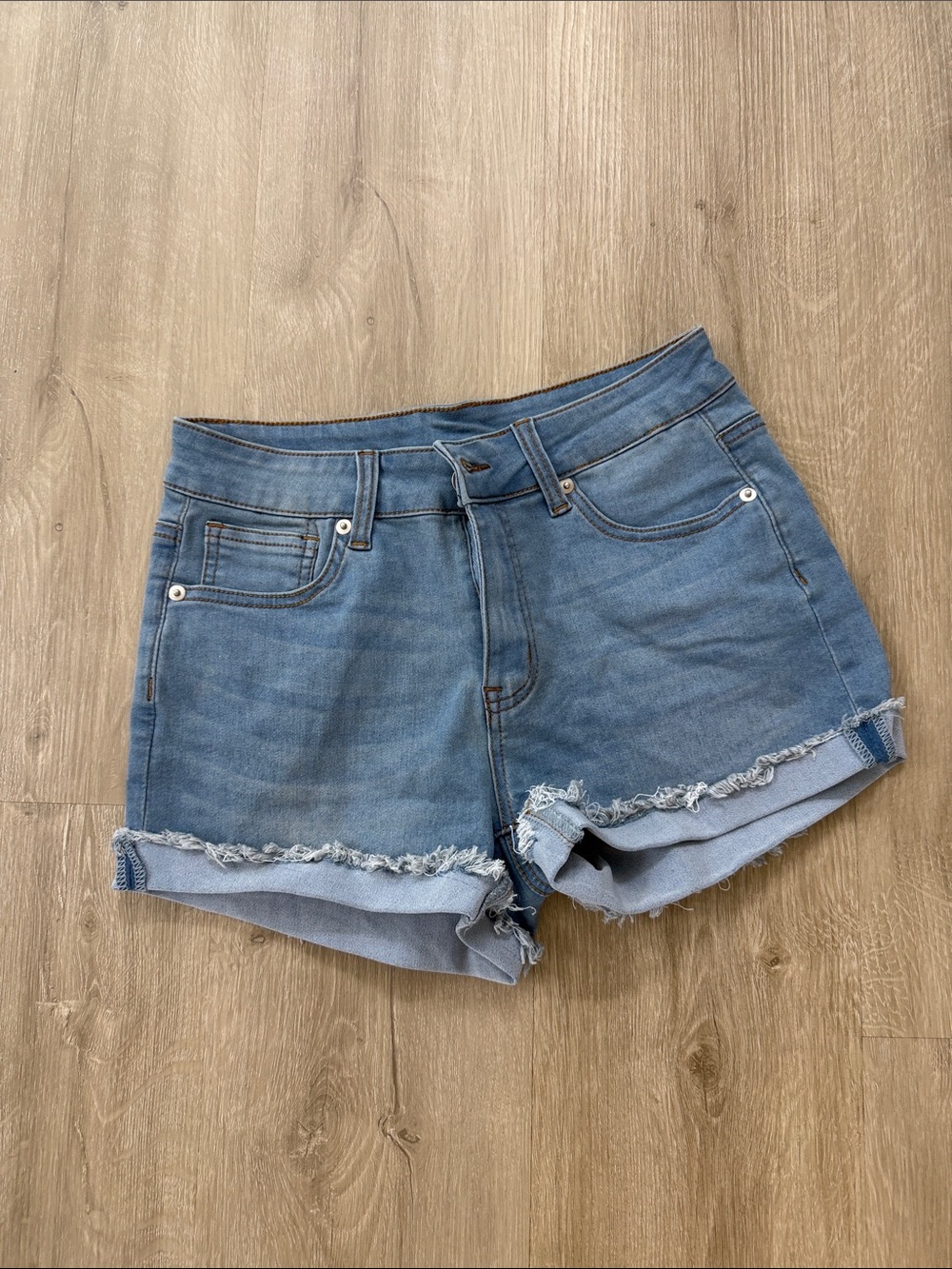 Born Primitive Blue Denim Jean Shorts